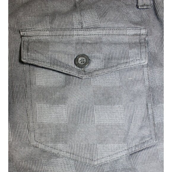 Mens  Billabong Factory Stretch Board Front Flat Shorts Sz: 38 Check Gray Beach - Picture 5 of 5